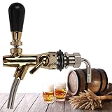 Bier Zapfhahn G5/8 Verstellbarer Bierhahn mit Durchflussregler Bierzapfhahn...