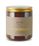 ipuro FUNCTIONALS Citronella Duftkerze im Glas - erfrischender Duft von...