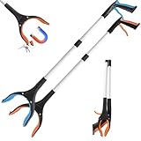 bemece 2 Stück Greifzange für Senioren mit Magnet, 83cm Müllzange mit...