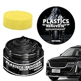 Autoschwarze Kunststoffpflege 100ml Autoverkleidung Restaurer Auto...