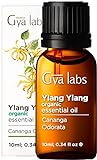 Gya Labs Ätherisches Bio-Ylang-Ylang-Öl (10 ml) – süßer, blumiger und...