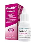 Vividrin Azelastin Augentropfen Allergie - Schnell wirksam gegen...