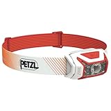 Petzl Unisex – Erwachsene ACTIK CORE Wiederaufladbare Frontlampe, Rot, U