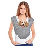 Amexo Freihändige Hundetasche, Tragetasche Hund Tragetuch für Hunde...