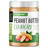 Erdnussbutter Crunchy - 1kg natürliche Peanut Butter Ohne Zusätze - High...