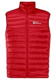 Jack Wolfskin Herren Pack & Go Weste, Adrenaline Red, m