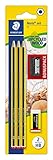 STAEDTLER Bleistifte Noris, HB, sechskant, Set mit 3 unglaublich...