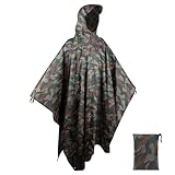 BALIGO 3-in-1 Mehrzweck Regenponcho Lang Wasserdicht Herren & Damen,...