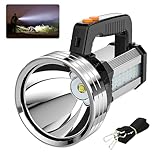 Masmejor Handscheinwerfer Akku LED Aufladbar, LED Taschenlampe Extrem Hell...