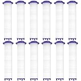 10 Stück Handheld Turbo Ventilator Hochdruck Vortex Duschkopf Filter Set