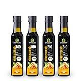 Kräuterland Bio Kürbiskernöl 1L - 4x 250ml Original steirisches...