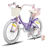 JOYSTAR Einhorn 18 Zoll Kinderfahrrad für 6-9 Jahre Mädchen,...