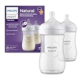 Philips AVENT Babyflaschen Natural Response – 2x Babyflaschen, 260 ml,...