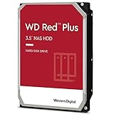 WD Red Plus interne Festplatte NAS 6 TB (3,5 Zoll, Workload-Rate 180...