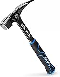 REAL STEEL Latthammer, 600 g Klauenhammer Zimmermannshammer mit...