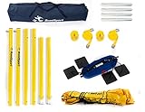 RomiSport Set für Volleyball Beachvolleyball komplettes Netz + Pfosten +...