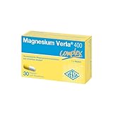 Magnesium Verla 400 Kapseln – Hochdosiertes Magnesiumcitrat &...