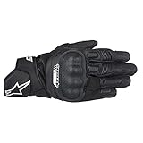 Alpinestars Handschuhe SP-5 Leder Motorrad Sporthandschuh schwarz, XL