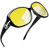 Joopin Nachtsichtbrille zum Autofahrer und Nachtbrille Gelb Sonnenbrille...
