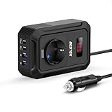 BESTEK 200W Spannungswandler 12 V auf 240 V 230 V AC...