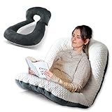 hugnaps Lesekissen für Bett und Sofa - Rückenkissen - Komfortkissen...