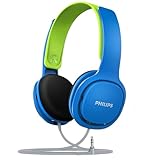Philips SHK2000BL/00 Over Ear Kinder Kopfhörer, Farbige LED-Leuchten, 85dB...