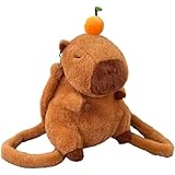 HiyyFloy Capybara Plüsch Rucksack Kawaii Mode Plüsch Puppe Fell Tasche...