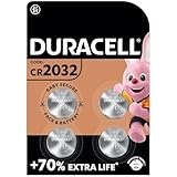 Duracell CR2032 Knopfzellen, CR 2032 Lithium Knopfzelle 3 V (4 Stück),...