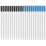24 Stücke Kugelschreiberminen, Kugelschreiber Ersatzminen Glattes...