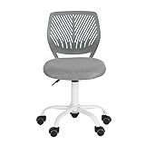 FurnitureR Moderner Verstellbarer Bürostuhl ohne Armlehnen für Junge...