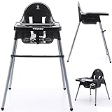 Twinky Hochstuhl Baby ECO - Kinderhochstuhl mit liegefunktion - Klappbar...