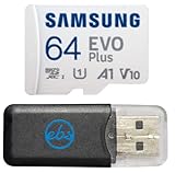 Samsung 64 GB EVO plus Micro-SDXC-Speicherkarte für Action-Kamera,...