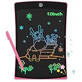 GUYUCOM LCD Schreibtafel 10 Zoll, LCD Zaubertafel, Bunte Helle Linien Mal...