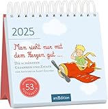 Postkartenkalender Man sieht nur mit dem Herzen gut 2025: Wochenkalender...