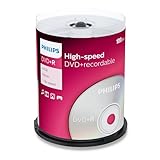 Philips DVD+R Rohlinge High-Speed (4.7 GB /120 Minuten Video, 1-16x Speed,...