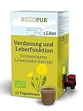 REGOPUR Bio Löwenzahn-Extrakt, 1 Liter I 100% vegan, glutenfrei,...