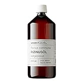 wesentlich. Rizinusöl kaltgepresst 1000ml - 100% reines Rizinusöl - für...