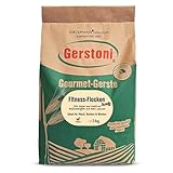 Gerstoni Fitnessflocken kernig 3kg, mild-nussige Gerstenflocken in...