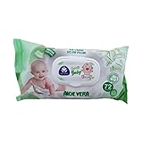 LINGETTES BABY Aloe Vera, 72 Stück