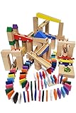 Calmado – 200 teiliges Kugelbahn/Murmelbahn Set für Mädchen/Jungen aus...