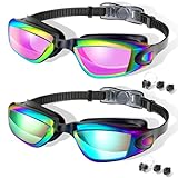 FullLove Schwimmbrille Kinder, 2 Stück Schwimmbrille mit...