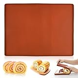 Silikonmatte mit Rand, Dauerbackmatte mit Rand 30x40cm Silikon Backmatte...