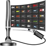 DVBT2 Antenne, DVB-T/DVB-T2-Antenne, Stärkere Stabantenne für digitales...