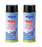 2x MIPA Mipatherm Schwarz Thermolack Ofenlack hitzebeständig bis 800°C...