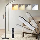 ANTENLICHT Stehlampe LED | Sofa stehlampe dimmbar mit Fernbedienung | 4...