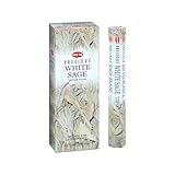 HEM Räucherstäbchen Salbei Weiß, 100 Stück(20 Stück (5er Pack))