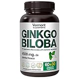 Ginkgo Biloba 4500 mg - 90 pflanzliche Kapseln Antioxidantien für...