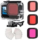FitStill 60M/196FT Wasserdichtes Gehäuse für Go pro Hero 12/Hero 11/ Hero...
