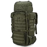 Mardingtop 70L Militär Rucksack Trekkingrucksack mit Regenschutz...