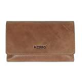 Zippo Tabaktasche Leder – Braun – Vintage-Stil – Tabakbeutel mit...